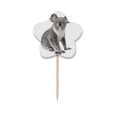 thumbnail image 1 of Koala Body Ears Art Deco  Fashion Toothpick Flags Star Lable Cupcake Picks, 1 of 3