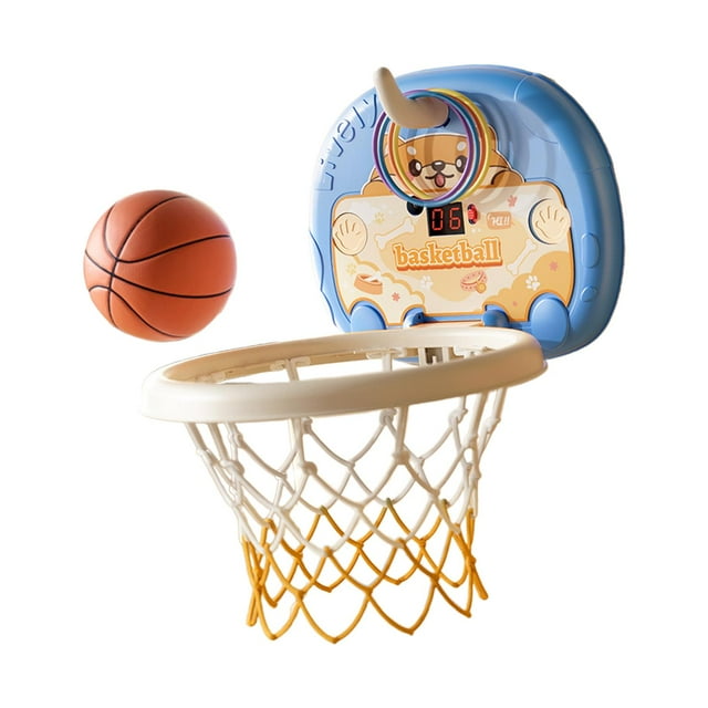 Mini aro de baloncesto para interiores, altura ajustable, interactivo, portátil, para padres e hijos, juguete deportivo para niños y niñas, regalos de Perros