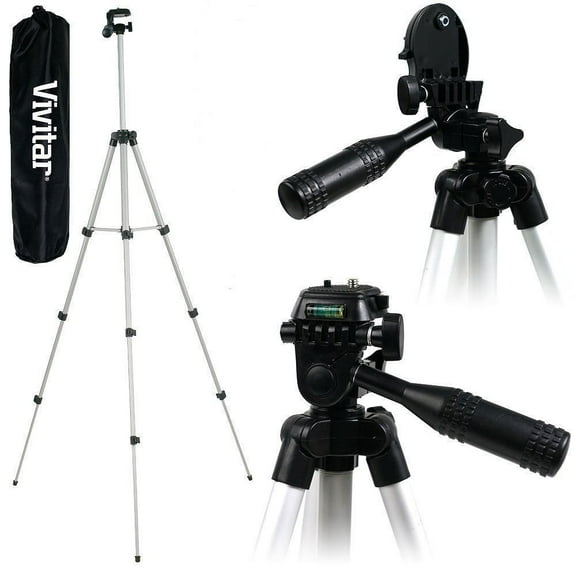 Lightweight Vivitar 50" Photo-Video Tripod For Panasonic Lumix DMC-FZ70 DMC-GM5