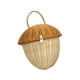 thumbnail image 3 of Cesta de ratán tejida Cesta de almacenamiento versátil Bolso de mano Cesta de flores práctica y portátil Cesta de picnic con asa, 3 of 9