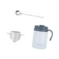 thumbnail image 3 of Siruishop Insulated Pour over Coffee Maker Set Camp Coffee Carafe for Home Backpacking white, 3 of 8