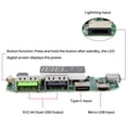 thumbnail image 2 of LED Dual USB 5V 2.4A /Type-C USB Mobile Power Bank 18650 Charging Module Lithium Battery Charger Board 2Pcs, 2 of 7