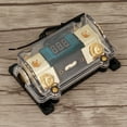 thumbnail image 4 of Akozon Power Fuses Holder Car Audio Power Fuses Holder Stereo Distribution Block Box Digital Display, 4 of 8