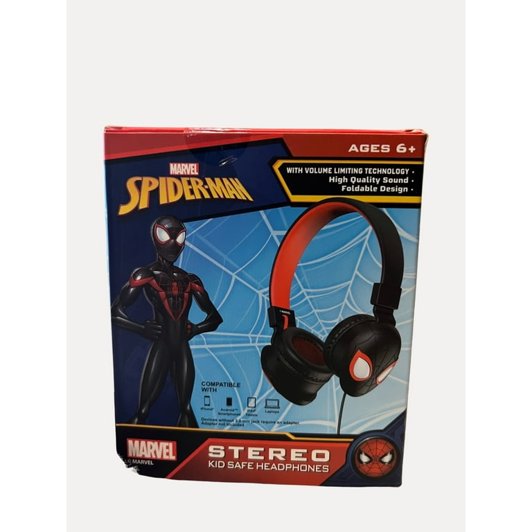 Marvel Spider man Stereo Squishy Kid Safe Headphones