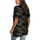thumbnail image 5 of Puntoco - Camisetas de verano para mujer, túnica de manga corta con estampado de tiras, cuello en V, tops de hombro Puntoco Puntoco-1530, 5 of 6
