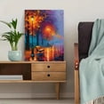 thumbnail image 5 of Qisvanset Autumn Park Lamppost Bench Canvas Wall Art 15.75x11.81 Inches, 5 of 8