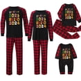 thumbnail image 4 of Penkiiy Pyjamas de Noël pour la Famille Ensemble de Pyjamas Assortis, Pyjamas de Noël à Carreaux Rouges avec Rennes pour Femmes Hommes Enfants Rouge 6-7 Ans, 4 of 5