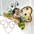 thumbnail image 3 of sunsanly Bee Wreath 14 Inch Bee Shape Garland Wire Wreath Frame for Home Decor And Outdoor Spring Summer Patio Porch Decorations DIY Craft, 3 of 7