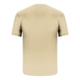 thumbnail image 6 of RYDCOT Men's 2 Piece Outfits Color Block Round Neck Short Sleeve T Shirt and Casual Shorts Set Khaki XXXL(XXXL), 6 of 7