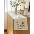 thumbnail image 5 of Table Runner 72 Inches Long for Kitchen Dining, Sunflower Dresser Scarf Farmhouse, Dining Table Decorations for Wedding/Parties, Vintage Botanical 18 x 72 In, 5 of 8