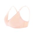 thumbnail image 2 of Women 1-Pack Large Size Solid Color Front Buckle Bra, Bras, Ladies Underwear, Wirefree No Underwire Seamless Daily Bra, Soft Support Comfortable Smoothing, Plus Size Big Bust,, 2 of 9