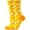 Light Yellow, variant on Womens Novelty Funny Funky Crew Socks Colorful Crazy Cute Funny Fruit Floral Pineapple Patterned Cotton Dress Socks