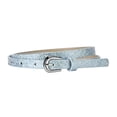 thumbnail image 2 of sunsanly Kids Belt Multi Holes Design Adjustable Length Waistband Jeans Dress Faux Leather Belt Sequin Decorated Accessory, 2 of 8