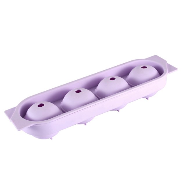 Txlixc Molde de caja de hielo reutilizable doméstico, molde de herramienta de cocina esférica de 4 celdas Txlixc moda