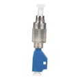 thumbnail image 2 of Adaptador de fibra a LC (hembra , macho LC) de rendimiento, reemplaza al robusto adaptador de fibra óptica, conector acoplador óptico. Azul, 2 of 8