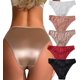 thumbnail image 1 of Zhuge Pack de 5 Calzoncillos Cachetados Mujer, Encaje Satin Suave, Sin Costuras, Transpirable y Hipster Sexy, Diseño Invisible para Todo Día,Talle XL Multicolor A, 1 of 5