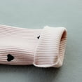 thumbnail image 5 of Children Girls Heart Shape Cartoon Print Wear Bottoming Long-Sleeved Solid Color T-Shirt Tops, 5 of 7