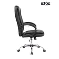thumbnail image 3 of EKE Silla Escritorio Oficina Sillón Ejecutiva Ergonómica Blanca cómoda Minimalista Base de Metal Respaldo Alto Soporte Lumbar LIFEHOME EKE Life Home  2227, 3 of 8