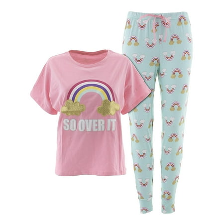 PJ Couture Womens So Over It Pink Pajamas
