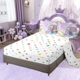 thumbnail image 5 of Manfei Teens Unicorn Bed in a Bag Full size, Rainbow Galaxy Bed Set, Cartoon Theme Reversible Bedding Full Size, Ultra Soft Room Decorative, 7-Piece, 5 of 9