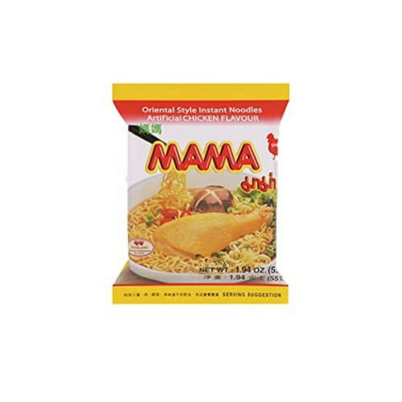 MAMA Noodles Artificial Chicken Flavor, 1.94 Ounce each (Pack of 10)