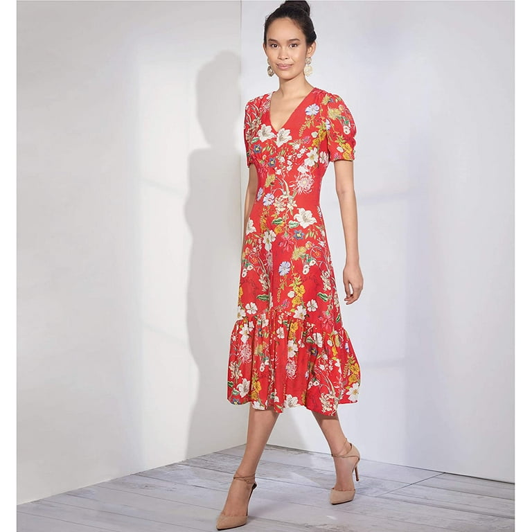 Simplicity US8875R5 Sewing Pattern Womens Dresses, Size