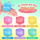 thumbnail image 4 of Pack de 6 juguetes antiestrés ZaxiDeel, cubos squishy de gel, 4 of 6