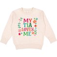 thumbnail image 2 of Inktastic My Tia Loves Me Niece Toddler Sweatshirt, 2 of 4