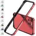 thumbnail image 1 of Carcasa de aluminio con marco de parachoques de metal compatible con Iphone 14 Pro Max/14 Pro/14 Plus con protección de borde elevado, 1 of 5