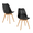 Black/Set of 4/18.90 x 16.10 x 32.60 inch, variant on Alvantor Dining Chairs Set of 4 PU Leather, Modern Kitchen Table Chairs with Wooden Legs and Soft Padded Seat for Kitchen/Living Room/Restaurant