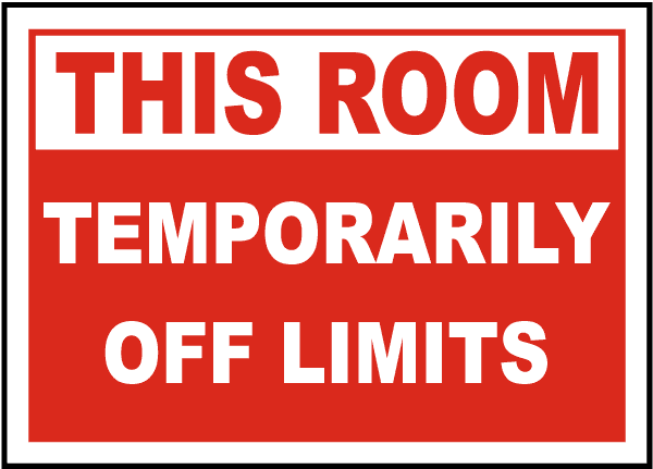 Notice 18. Off limits. Off limits! Page 57. Off-limits! Page 56.
