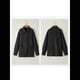 thumbnail image 5 of Chaqueta Acolchada Informal para Mujer, Camisa de Larga con Cuello Abotonado, Chaqueta de Otoño con Bolsillos Negro S, 5 of 8