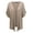 WSK1310-TAUPE, variant on Made by Johnny Women's Kimono Style Short Sleeve Dolman Cardigan XL TAUPE