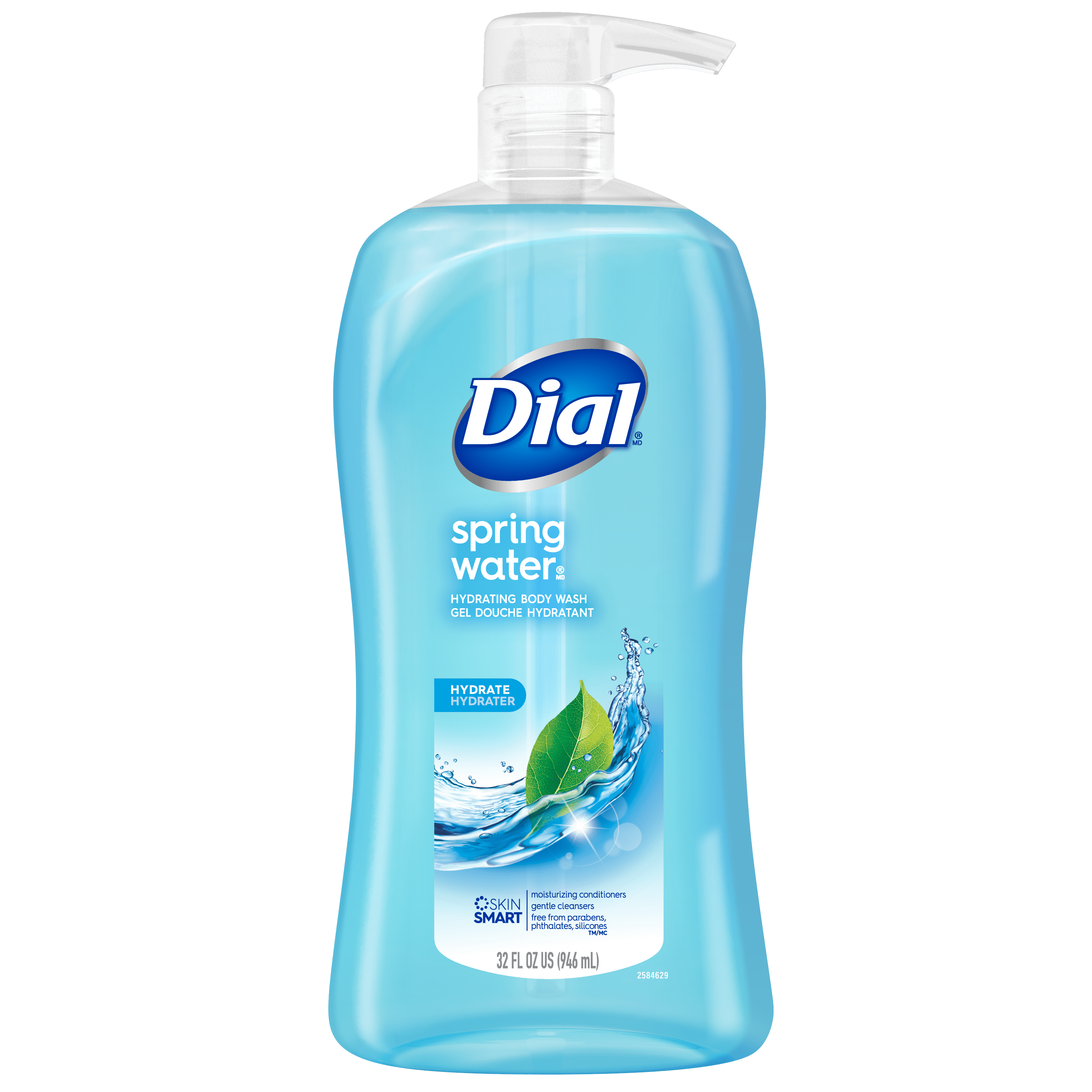 Dial Body Wash, Spring Water, 32 fl oz