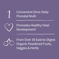 thumbnail image 6 of Garden of Life Organics Prenatal Multivitamin, with Folate and Vegan D3 - Once Daily for Pregnant & Lactating Women - 1 Month Supply, 6 of 10