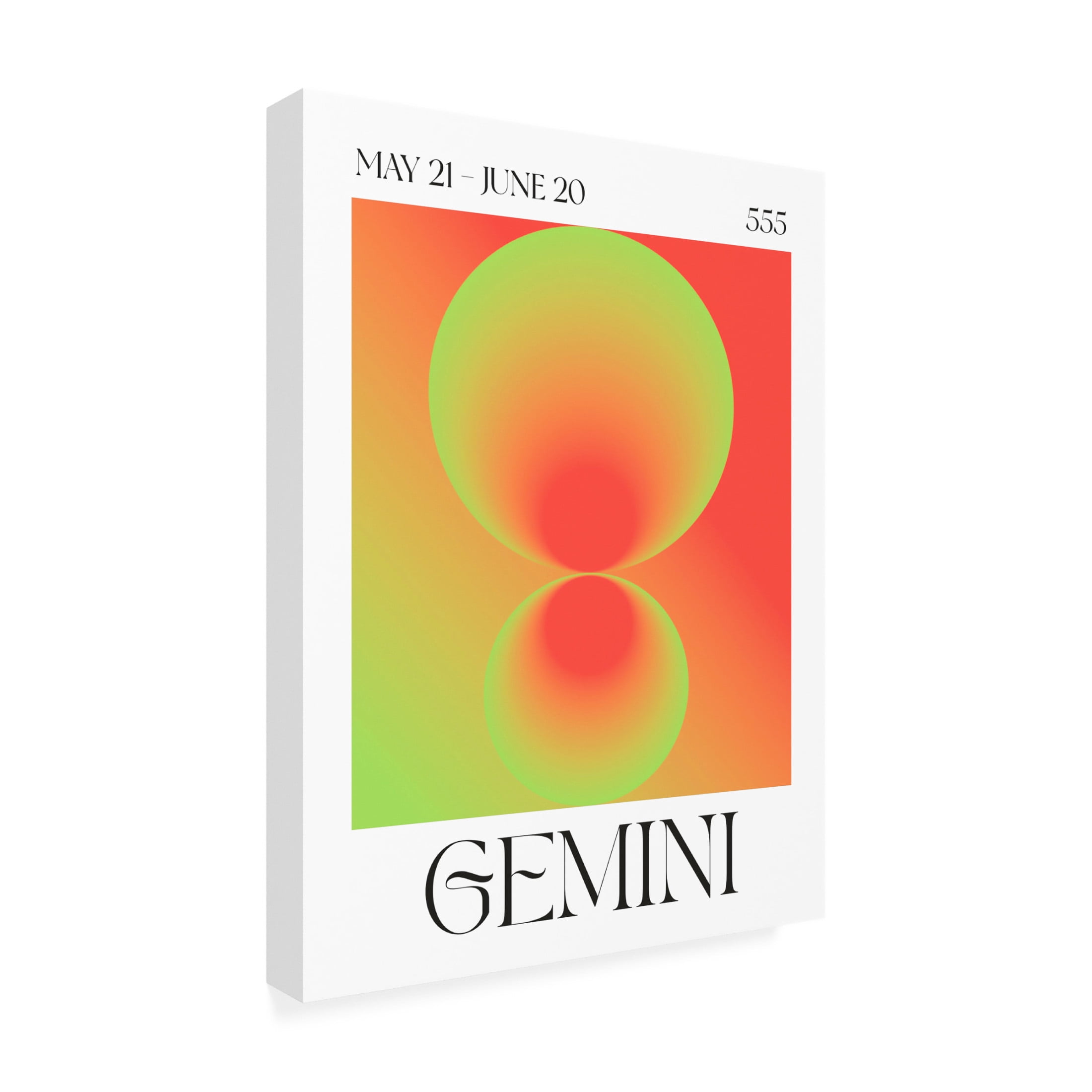 Trademark Fine Art Valeria Castillo Gemini Canvas Wall Art