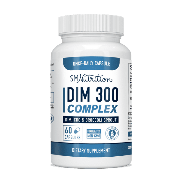 DIM Supplement 300MG Estrogen Blocker for Men and Women Estrogen