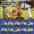thumbnail image 2 of Retractable Garden Hose Reel 1/2 Inch x 50 FT | Heavy Duty Rewind Wall Mount Hose Holder with 10-  Nozzle for Garden Watering,  & Boat Washing, Pet Cleaning, 2 of 6