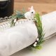 thumbnail image 5 of Decoraciones de Pascua, anillos de servilleta con forma de conejito de Pascua, servilleteros de Pascua falsos, hebillas de servilletas de ratán, soportes para fiestas de Pascua, banquetes, decoración, 5 of 6