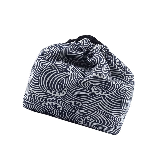 Advancent Bolsa de almuerzo de algodón y lino de estilo japonés, fiambrera de estilo tradicional, bolsa portátil para comida al aire libre, bolsa de Type11 NO11 Advancent HA004013-05