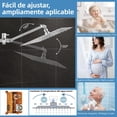 thumbnail image 4 of Regaderas para Baño de Lluvia Alta Presion,10''Cabeza de Ducha de Lluvia,Brazo de Extensión de 11",Ducha de Mano de 3 Modes con Soporte,Manguera de 2M,Adecuado para Hogar,Hotel, 4 of 7