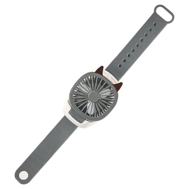 Creative Lightable Watch Fan Cute Usb Rechargeable Watch Fans 3 Adjustable Speed Portable Wristband Fan With In Colorful Led Light Fans For Travel