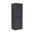 thumbnail image 1 of CK 2 Door 13'' Metal Multipurpose Storage Cabinet - Dark Gray, 1 of 4