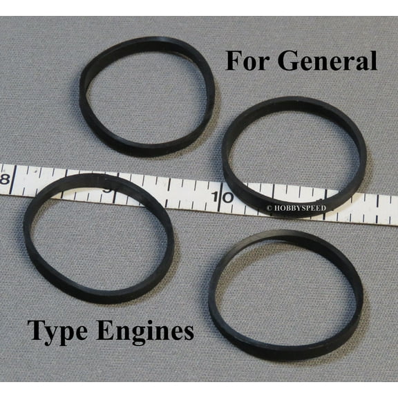 Traction TIRE 4 Pack for The General Style Locomotive Engines O Gauge