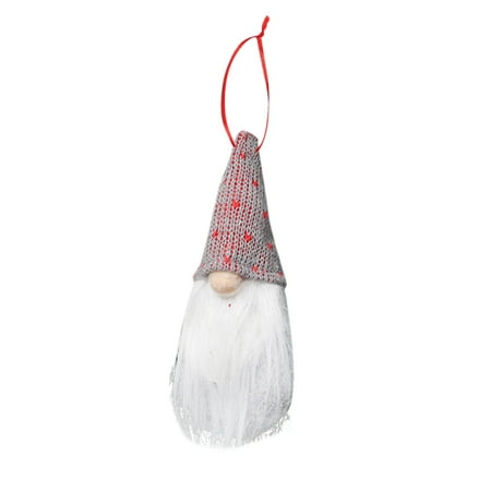 

Woolen Doll Pendant Faceless Knitted Decoration Doll Old Christmas Pendant Tree Man Forest