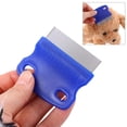 thumbnail image 5 of Peine para el pelo de perro Peine para el pelo de gato Peine portátil para el cuidado de mascotas Cepillos para eliminar el pelo de pulgas El tamaño es adecuado, 5 of 5