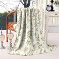 thumbnail image 2 of Pioneer Floral Pattern Blanket,Comfortable Soft Flannel Throw Blanket,All Season,Warm Lightweight Blankets for Sofa Bed Couch Living Room Chair,40"x50"(100x130cm), 2 of 4