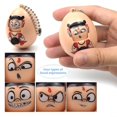 thumbnail image 3 of Nuevo y creativo llavero con forma de huevo Nezha que cambia de cara para niños, divertido colgante de anime de descompresión para estudiantes, botón de juguete, regalo, 3 of 7