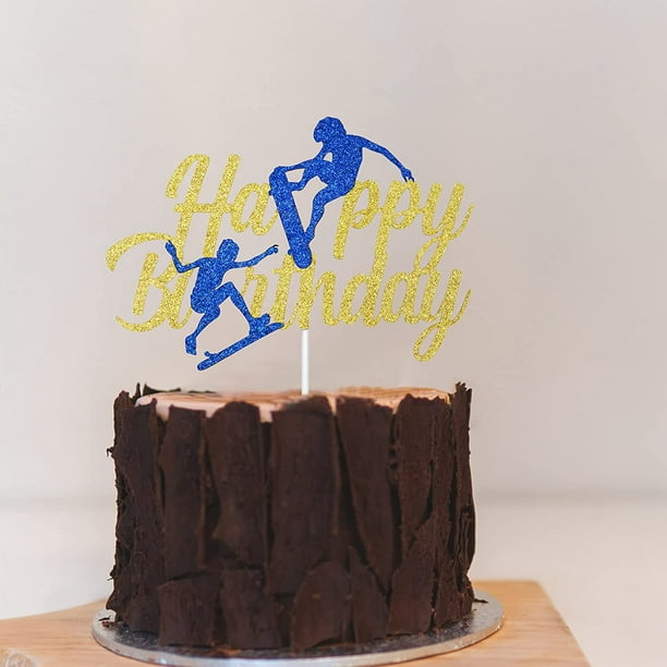  Glorymoment Skateboard Happy Birthday Cake Topper, Skateboard Cake  Topper for boy Girl Birthday, Happy Birthday Cake Topper for Skateboard  Sport Theme Birthday Party Cake Decorations (6.7''x5.27'') : Grocery &  Gourmet Food