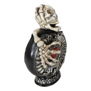 Skeleton Bones Skull With Red Heart Decorative Potion Bottle